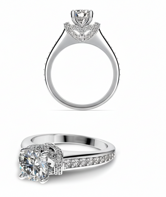 Round Brilliant-cut Solitaire Ring