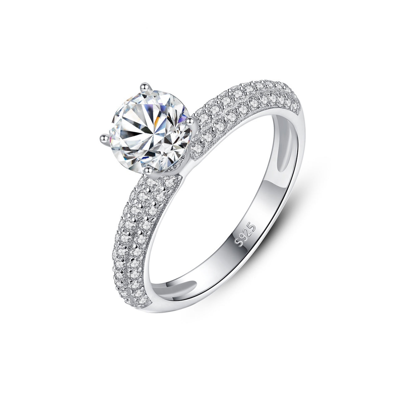 Solitare Round Cut Ring
