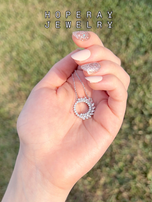 Sparkling Moissanite Necklace