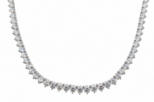 Tennis 4.5 mm Moissanite Necklace