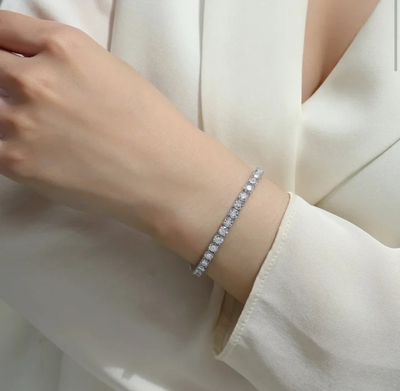 Moissanite Tennis Bracelet