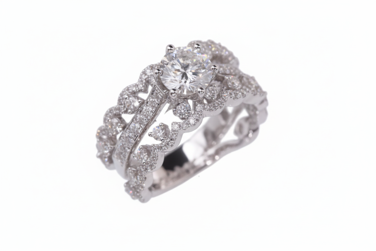 Endless Solitaire Rings — view 6