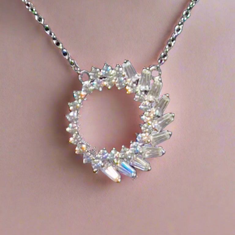 Sparkling Moissanite Necklace