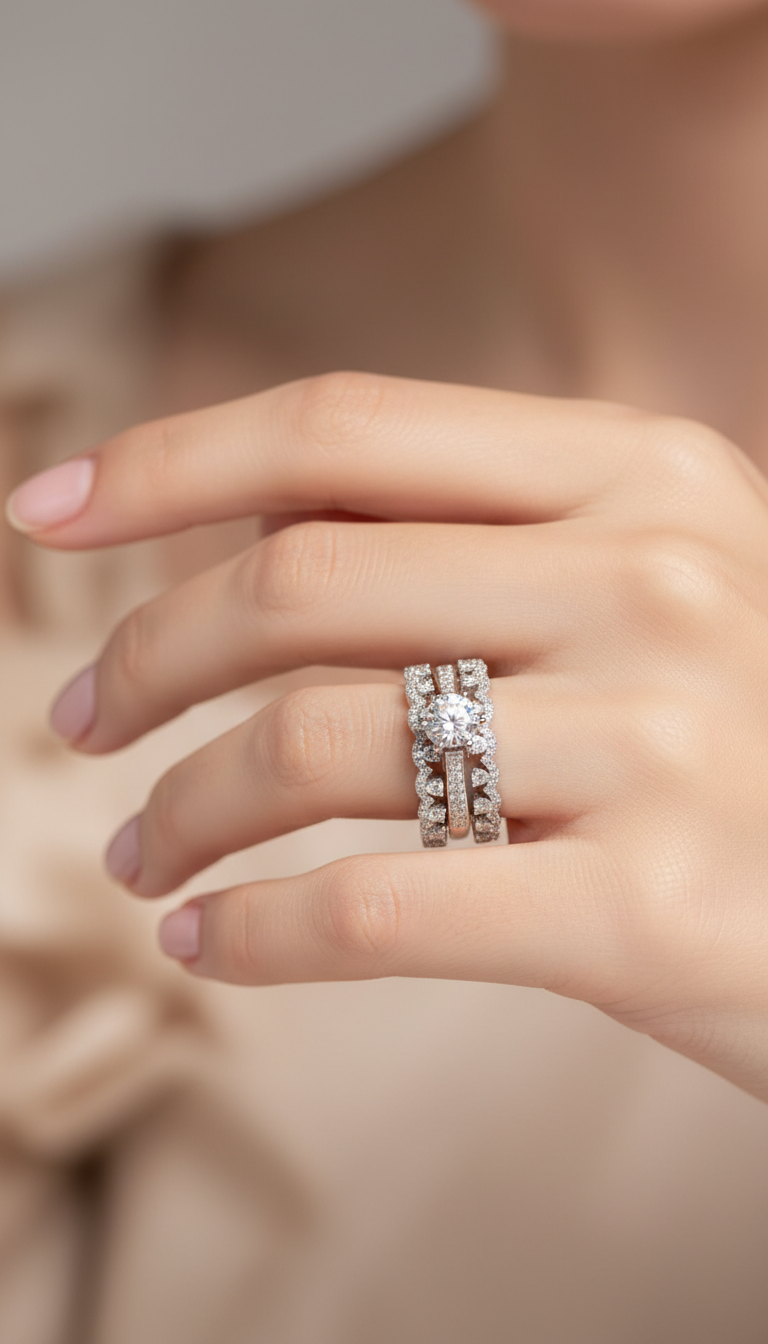 Endless Solitaire Rings