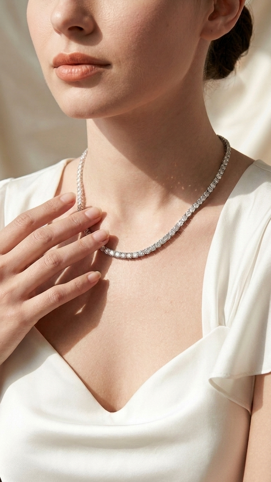 Tennis Necklace 3mm / 0.1ct