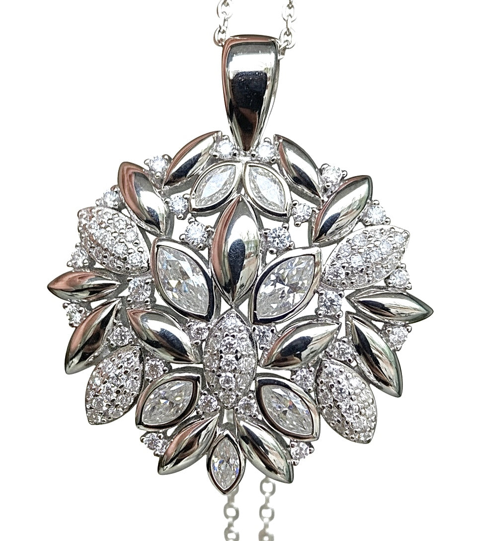 Diamond Bloom Pendant