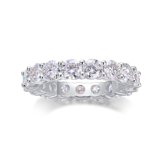 Moissanite Eternity Band Ring