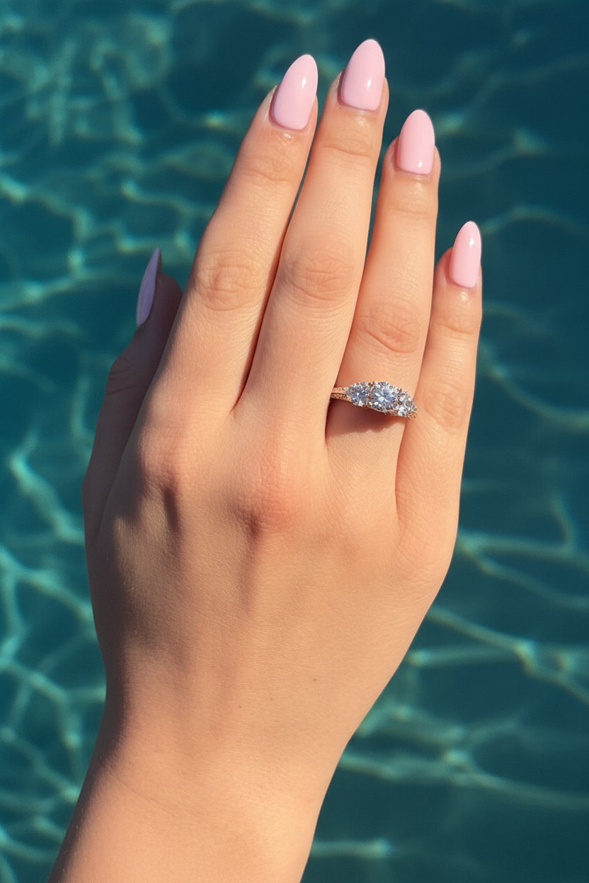 3 Stone Engagement Ring