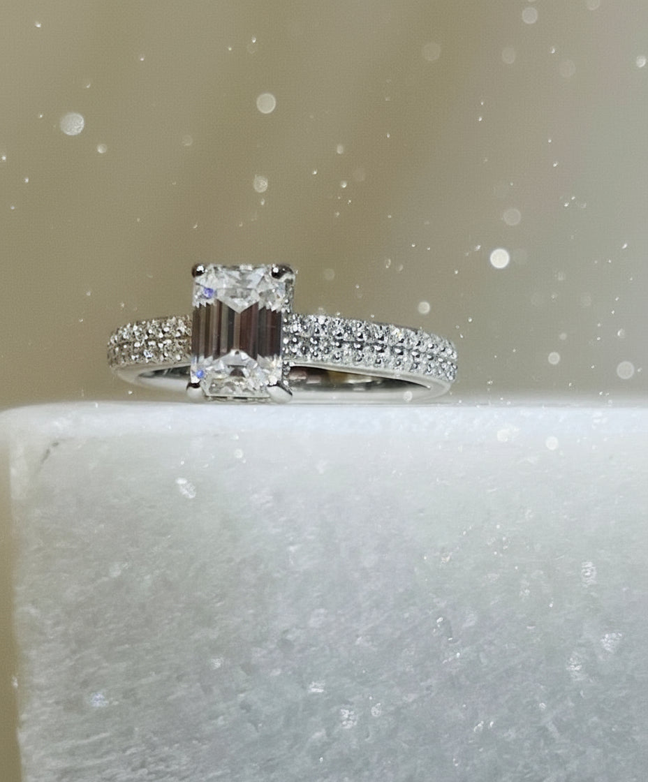 Emerald Cut Solitaire 1.0 CT