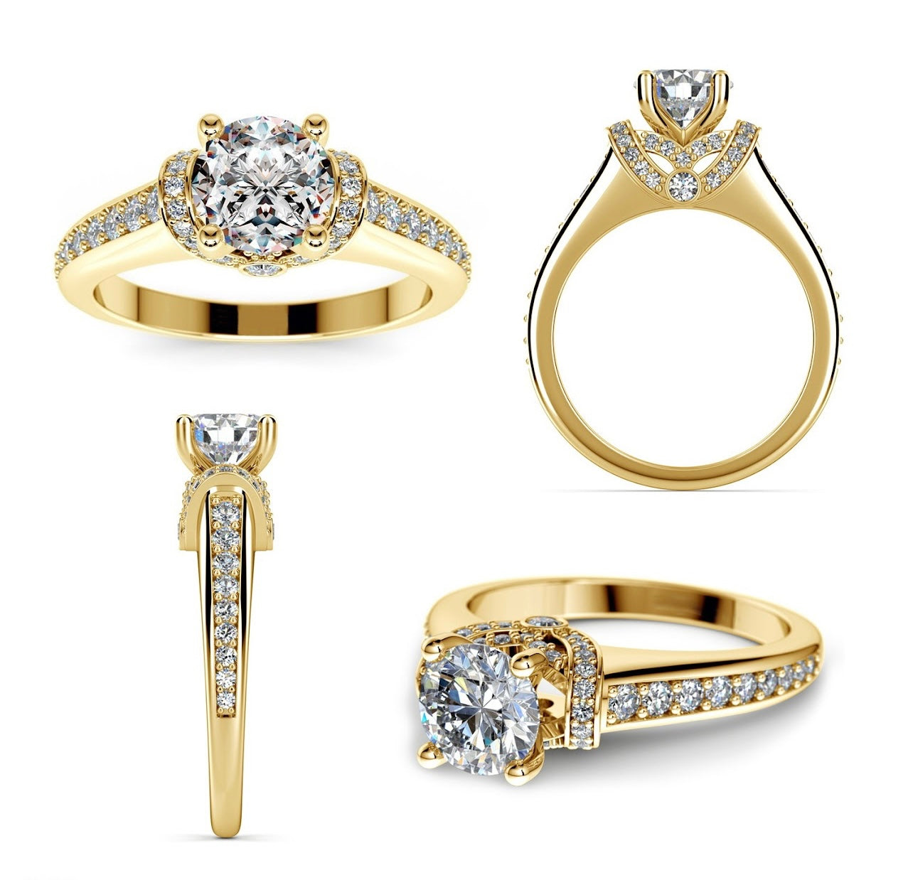 Round Brilliant-cut Solitaire Ring