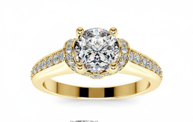Round Brilliant-cut Solitaire Ring