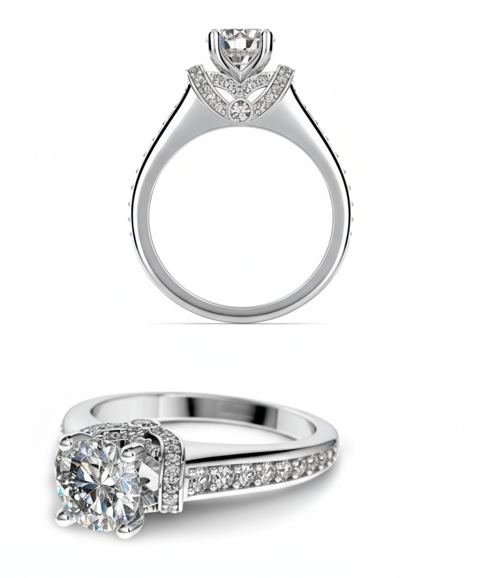 Round Brilliant-cut Solitaire Ring