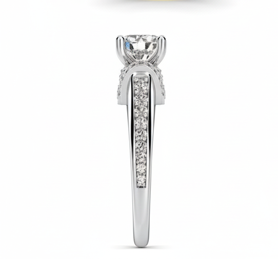 Round Brilliant-cut Solitaire Ring