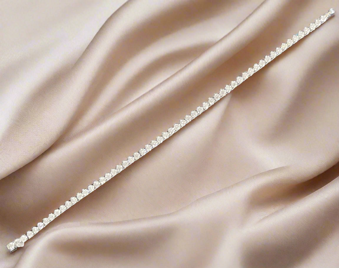 Tennis A Bracelet Moissanite