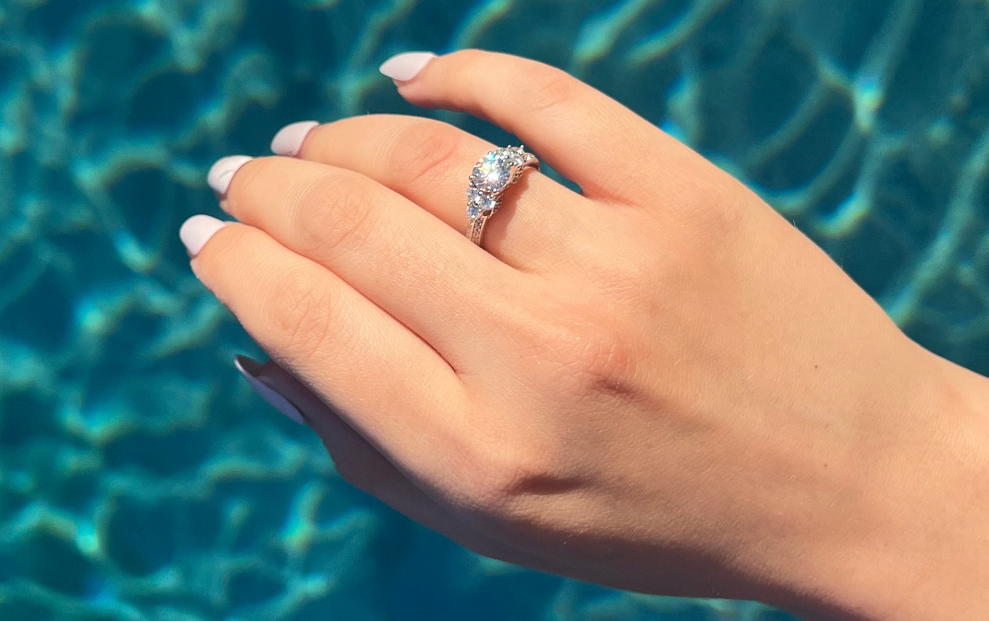 3 Stone Engagement Ring