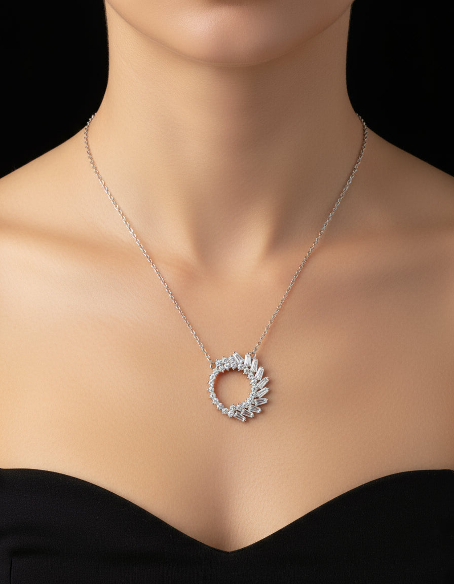 Sparkling Moissanite Necklace