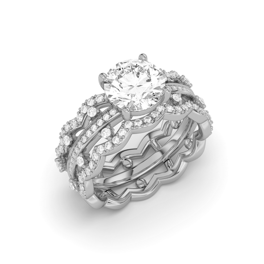 Endless Solitaire Rings