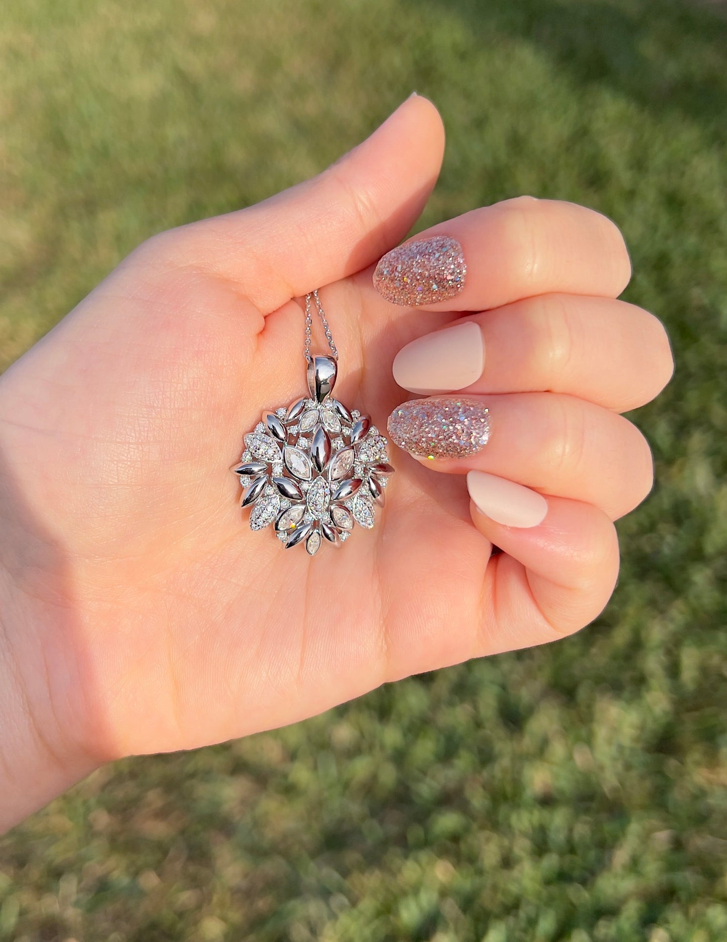 Diamond Bloom Pendant