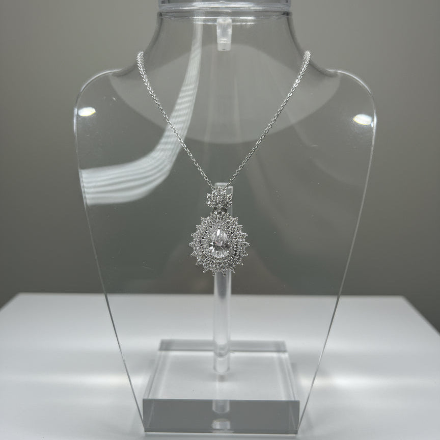 Sky Sapphires Moissanite Necklace