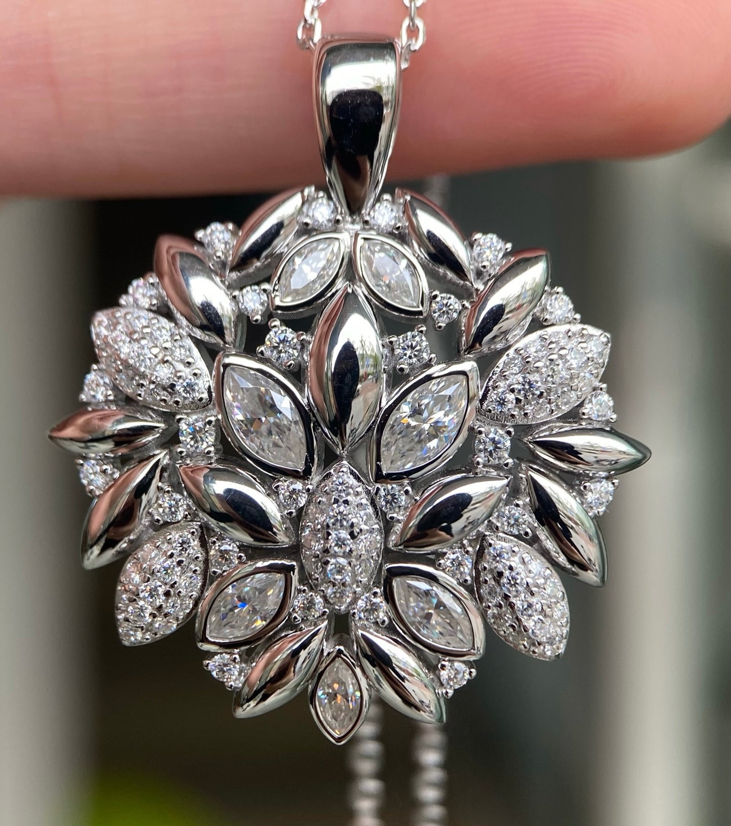 Diamond Bloom Pendant