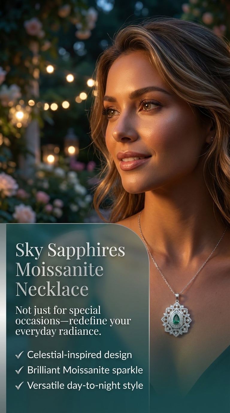 Infinity Moissanite Necklace