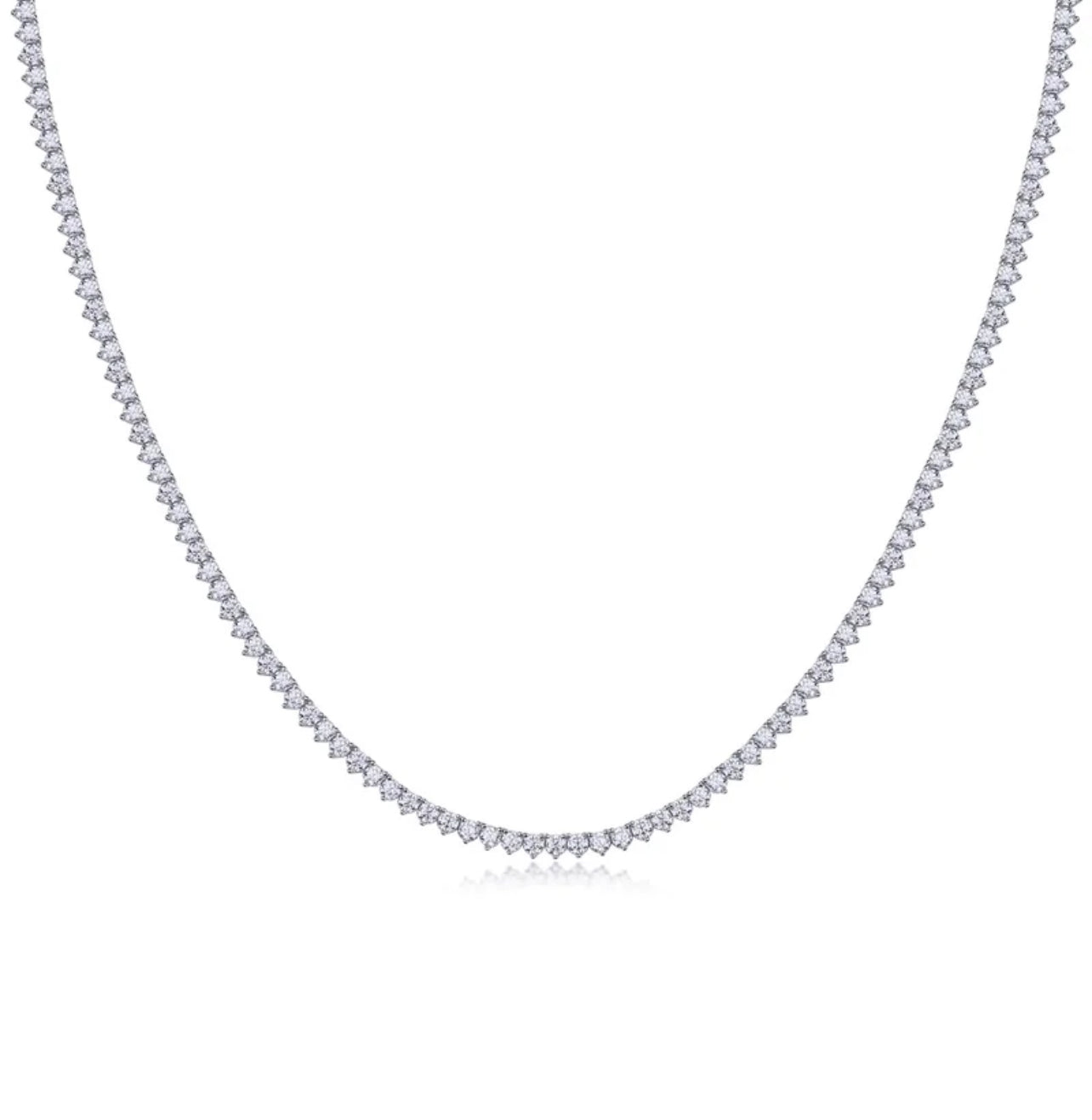 Tennis 3.0 mm Moissanite Necklace