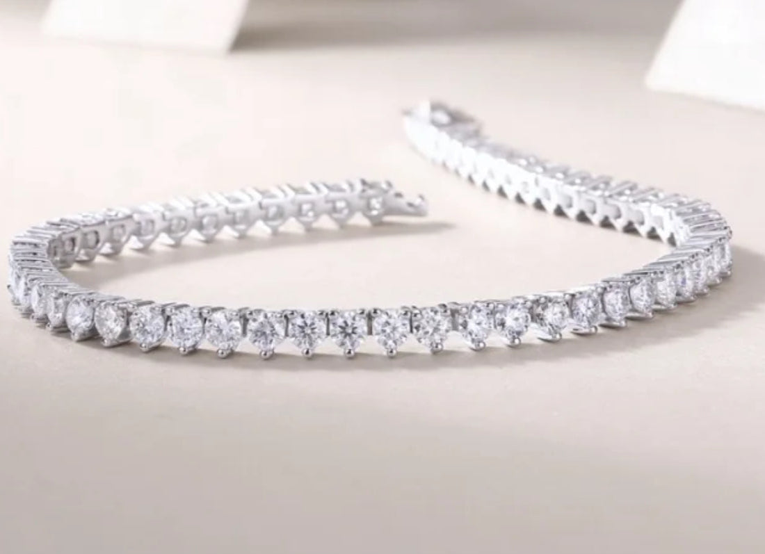 Tennis A Bracelet Moissanite