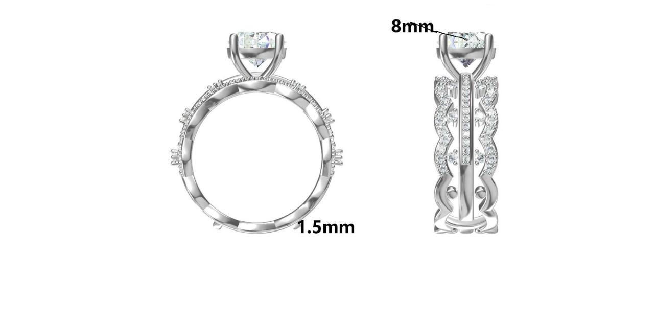 Endless Solitaire Rings