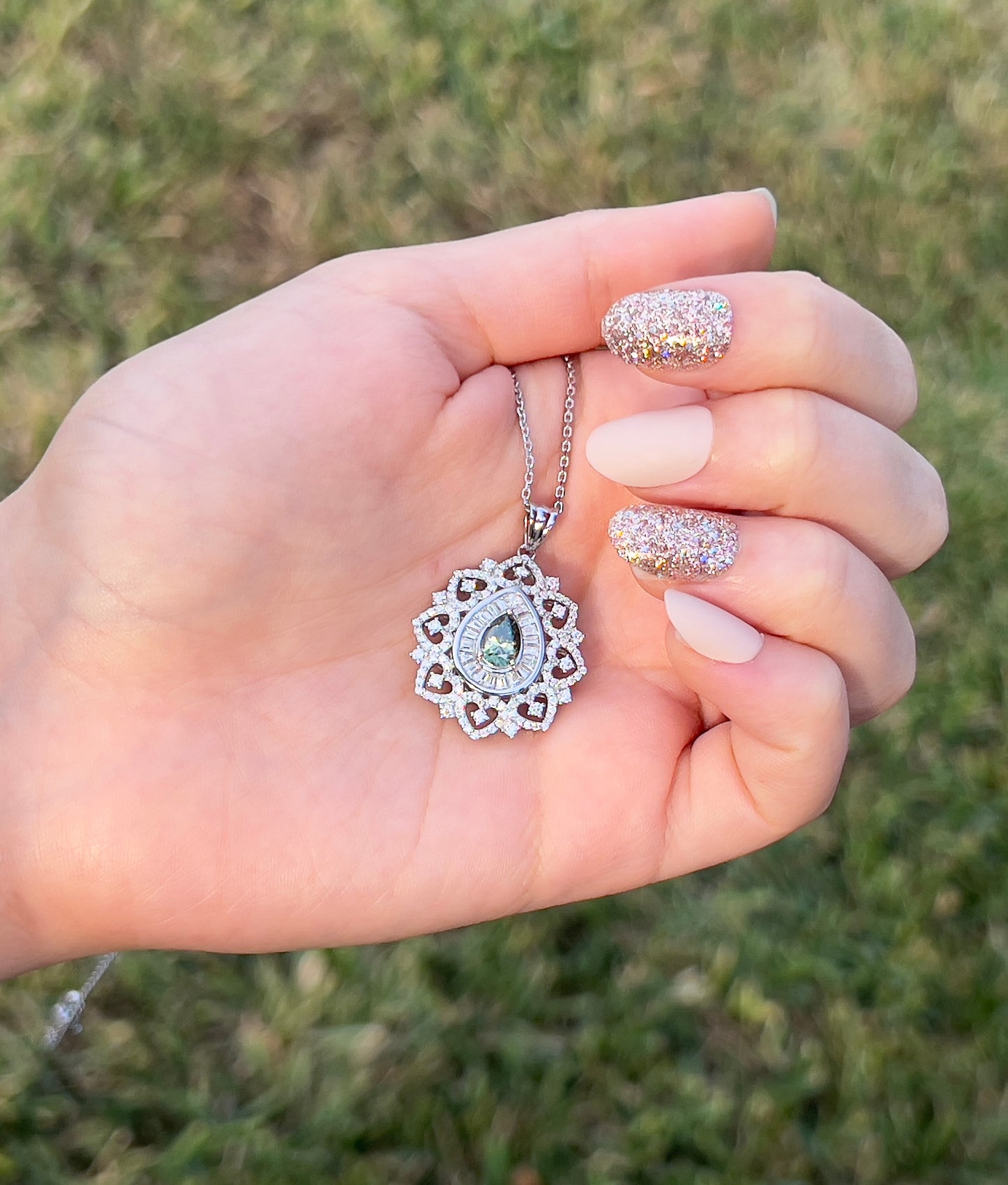 Infinity Moissanite Necklace