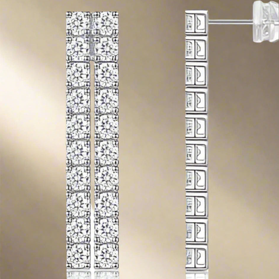Tennis Moissanite Earring