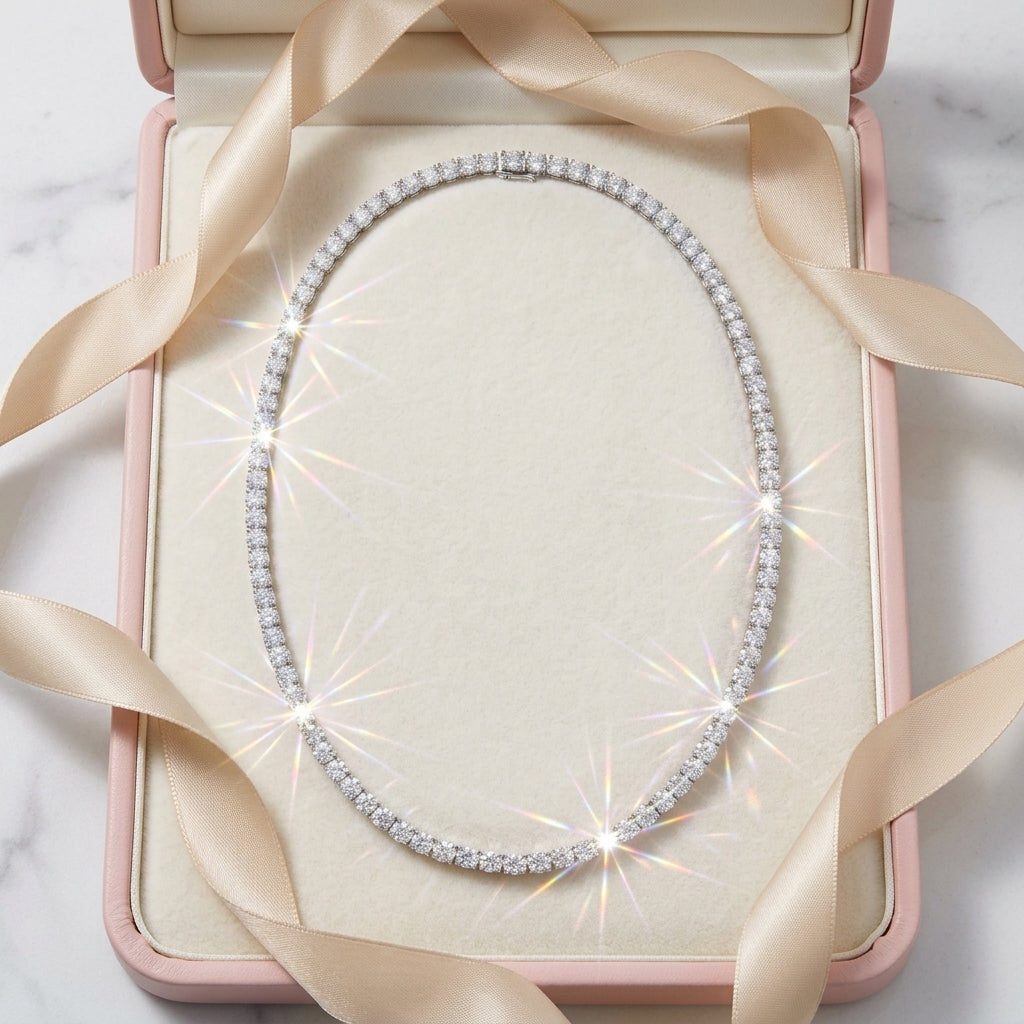 Tennis Necklace 3mm / 0.1ct